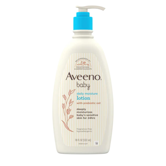Aveeno Baby Daily Moisture Lotion, - Image 3