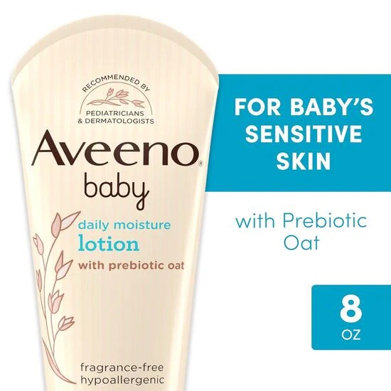 Aveeno Baby Daily Moisture Lotion, - Image 7