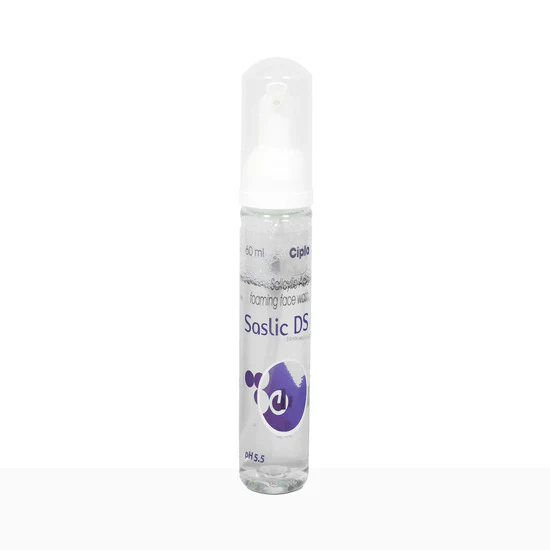 Saslic DS Foaming Face Wash, - Image 3