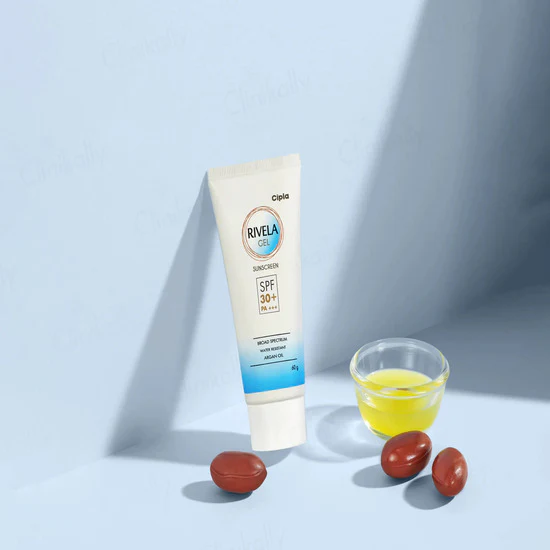 Rivela Sunscreen Gel SPF 30+ PA+++, 60gm - Image 3