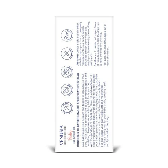 Venusia Baby Mild Bathing Bar, - Image 10