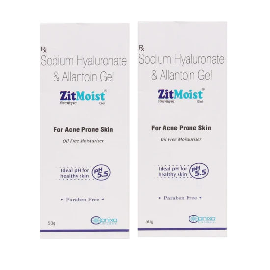 ZitMoist Gel For Acne Prone Skin 50gm, - Image 6